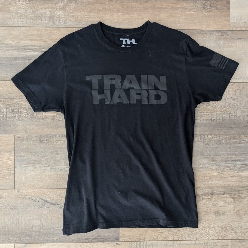 Train Hard T-Shirt | Black | Medium